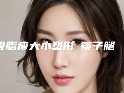 吸脂瘦大小塑形☆筷子腿 项目分类:美体塑形 射频溶脂