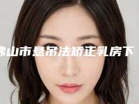 佛山市悬吊法矫正乳房下垂价格价位表公示-近8个月均价为24756元