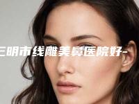三明市线雕美鼻医院好-三明万国美莱医疗美容再次蝉联前三甲
