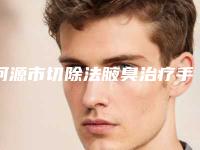河源市切除法腋臭治疗手术价格汇总-河源市切除法腋臭治疗手术费用价格高吗