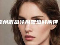 锦州市鼻注射隆鼻好的医院(锦州锦美整形口碑实力绝绝子)