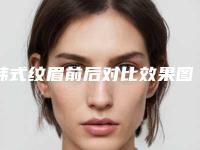 韩式纹眉前后对比效果图片和相关介绍
