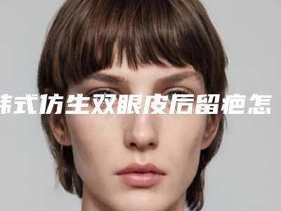 韩式仿生双眼皮后留疤怎么办 让笑容更加自然