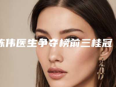 陈伟医生争夺榜前三桂冠-宝鸡高一生医疗美容门医院