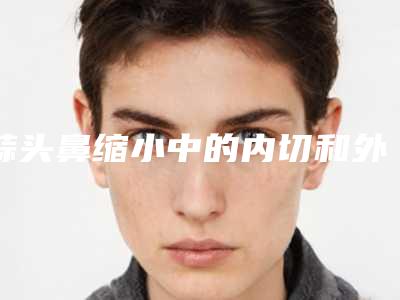 蒜头鼻缩小中的内切和外切法有什么不同之处