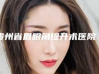 贵州省眉眼角提升术医院在榜清单TOP10提前一览（南明若密娅医疗美容诊所效果及价格超过预期）